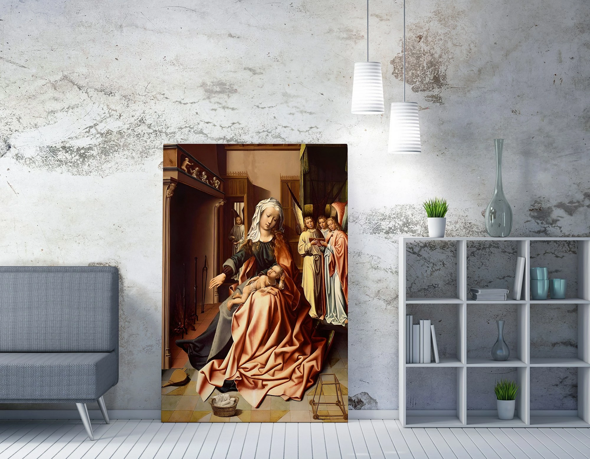Pikturë dekorative në kanavacë, Wallity WY308, shumëngjyrëshe, 50x70cm