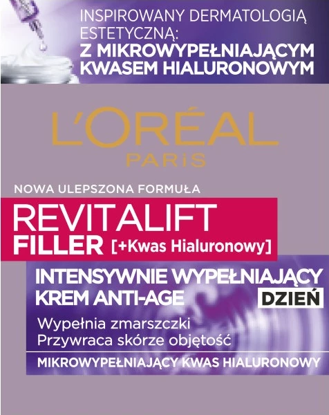 Krem fytyre për femra L'Oreal Paris Revitalift Filler [HA] ditës, 50ml