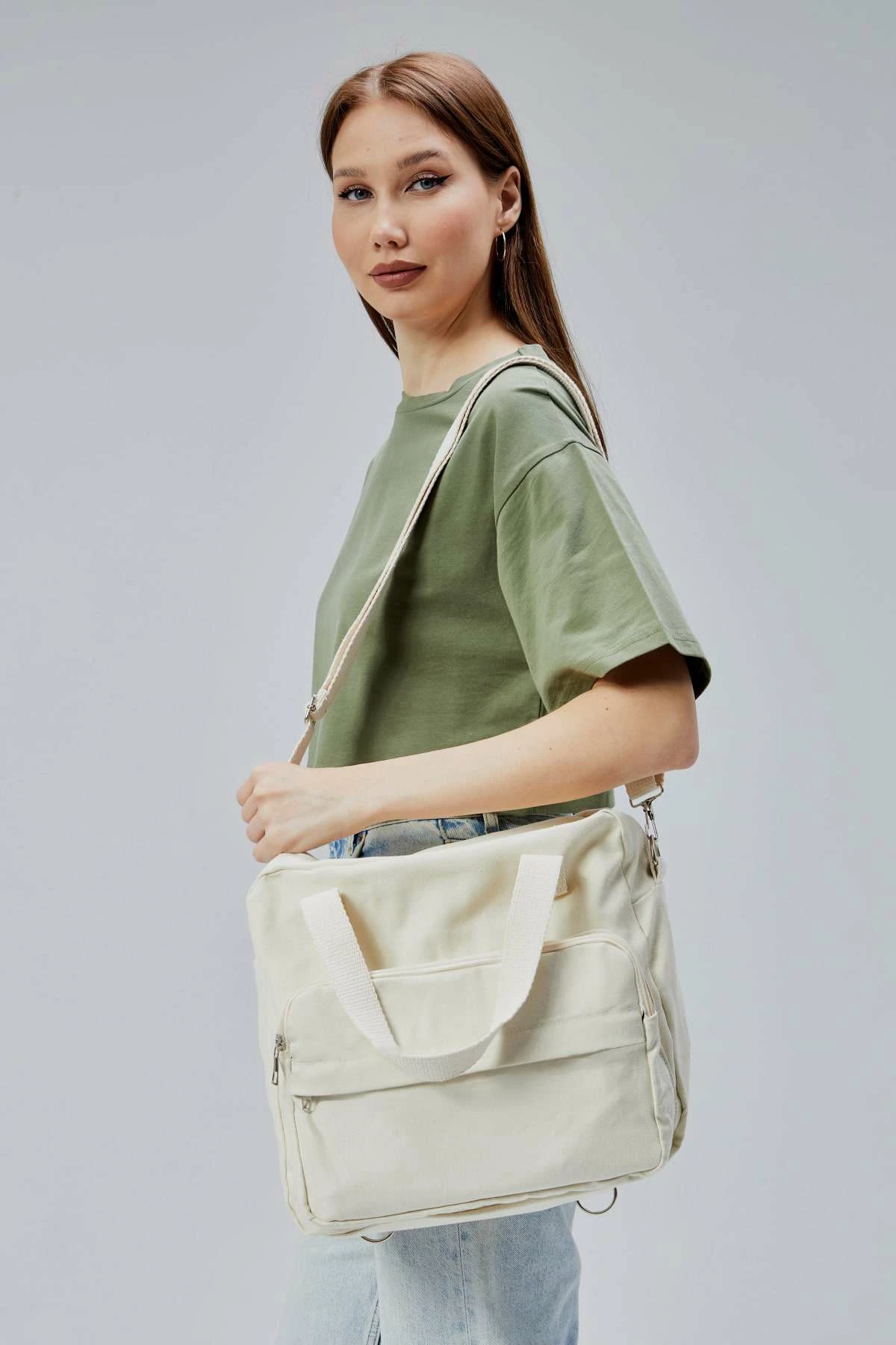 Tote bag krem Zoozie Bags, 2387