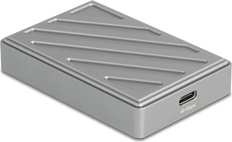 Card reader DeLOCK USB4 Type-C për CFexpress 2.0 Type B, 40 Gbps, gri