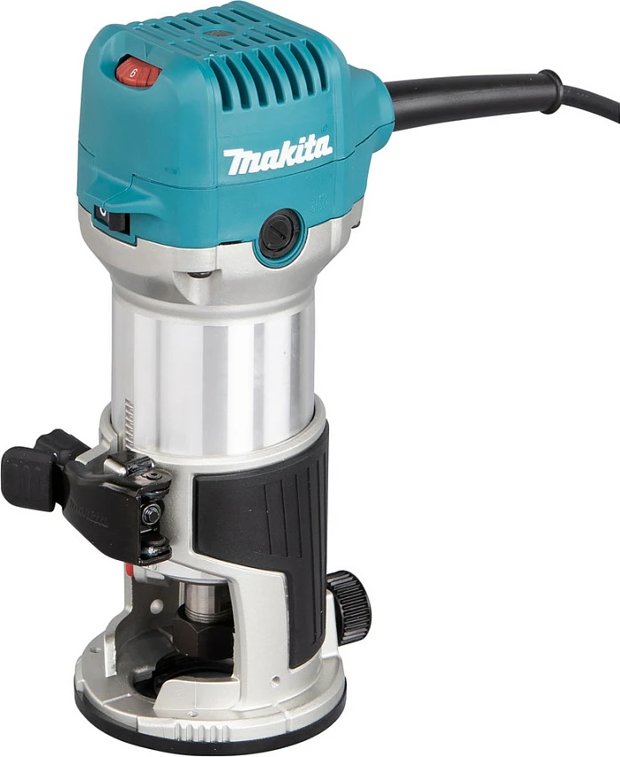 Frezë dore Makita RT0702C, 710W, 6/8 mm, 10000-34000 RPM, gjelbër/hiri