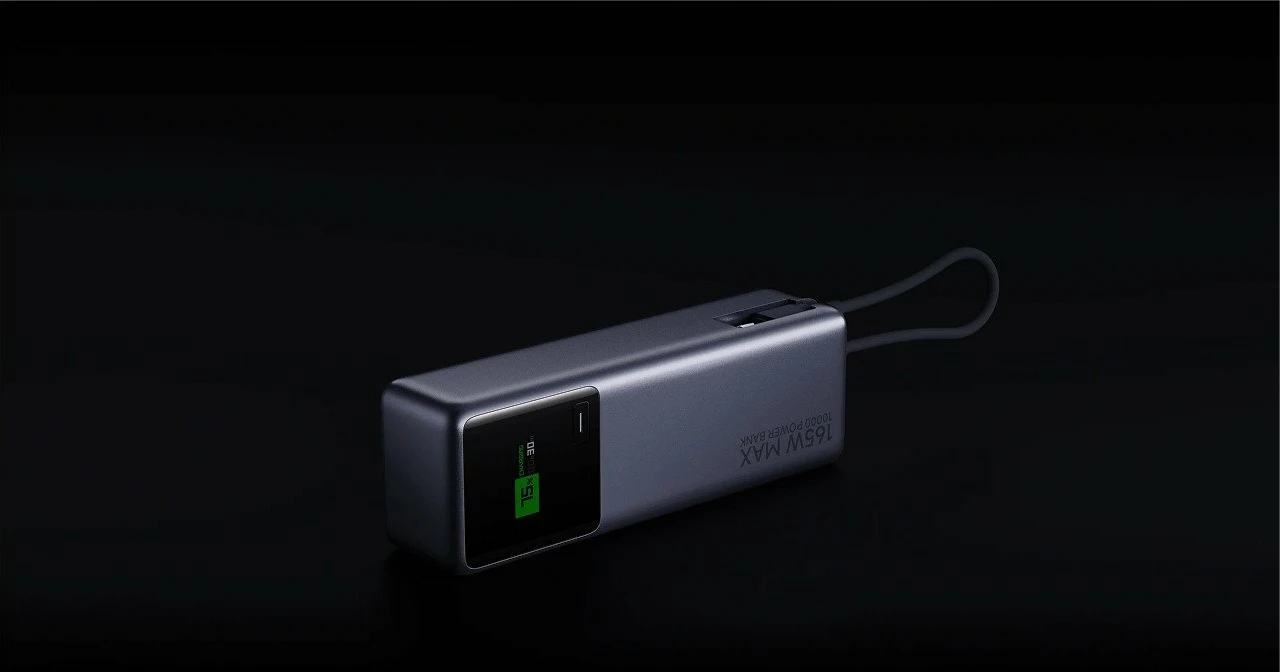 Powerbank Xiaomi Mi Power Bank GL 10000mAh 165W, gri