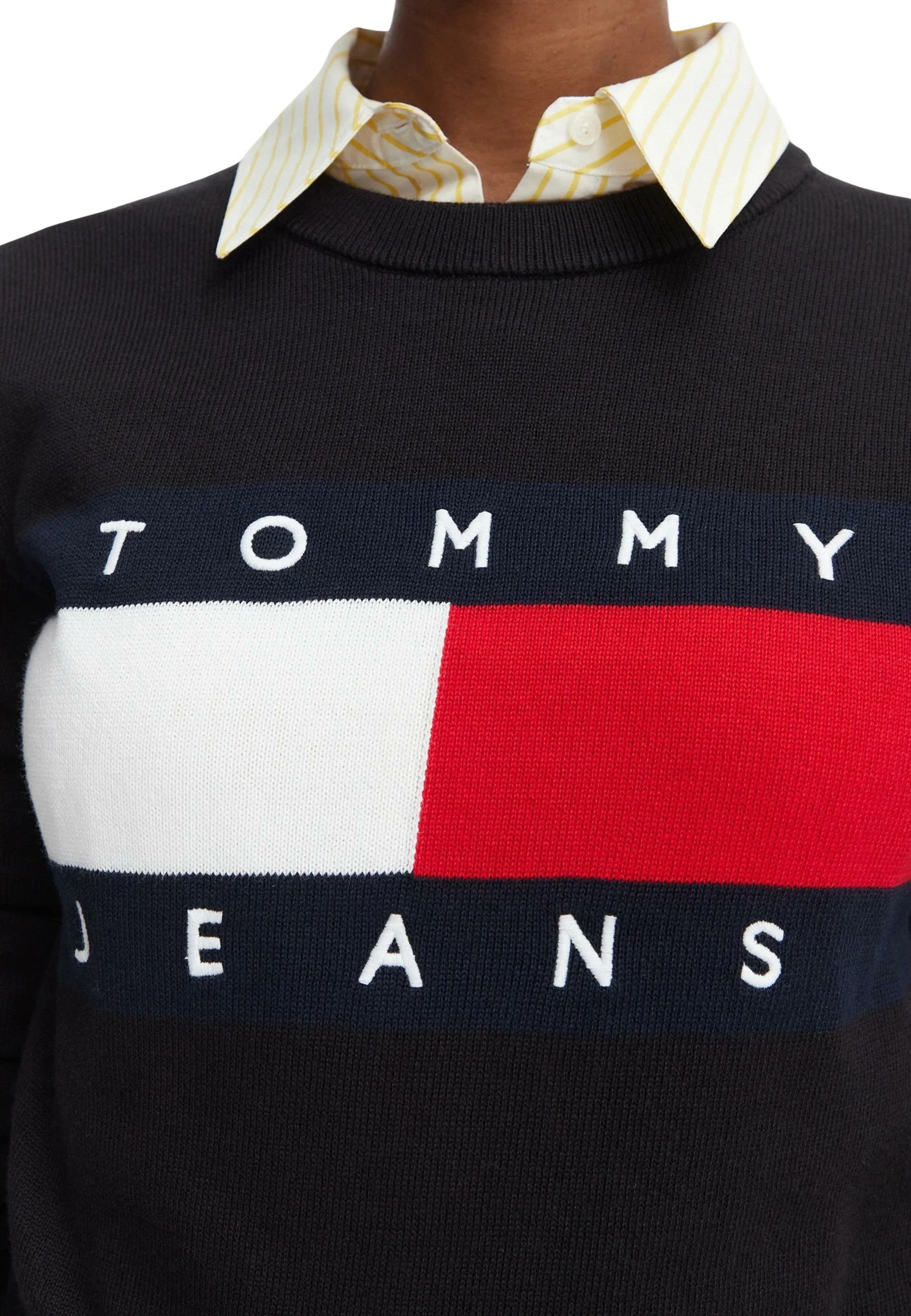 Xhemper për femra Tommy Hilfiger Jeans DW0DW22930, i zi [Madhësia: M]