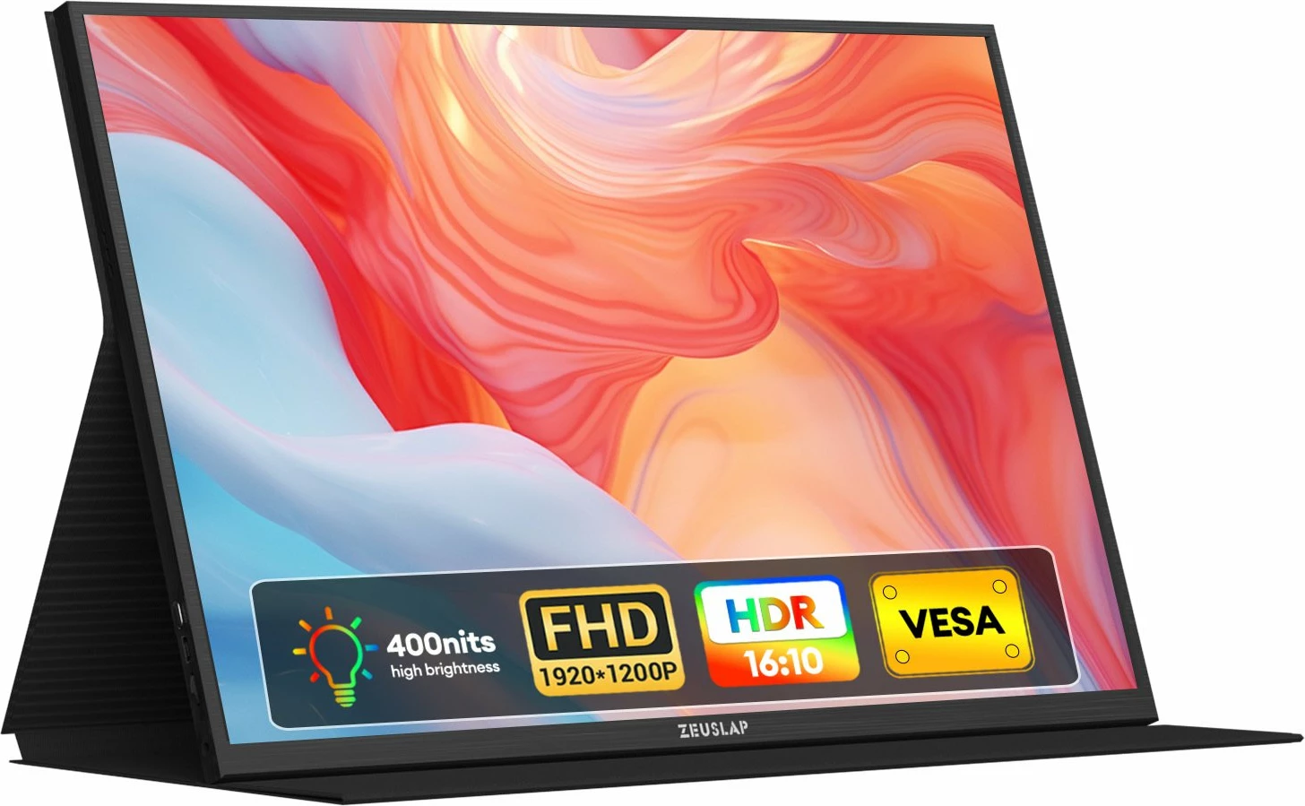 Monitor portativ Zeuslap P16 16" IPS 1920x1200 60Hz USB-C/Mini HDMI, i zi