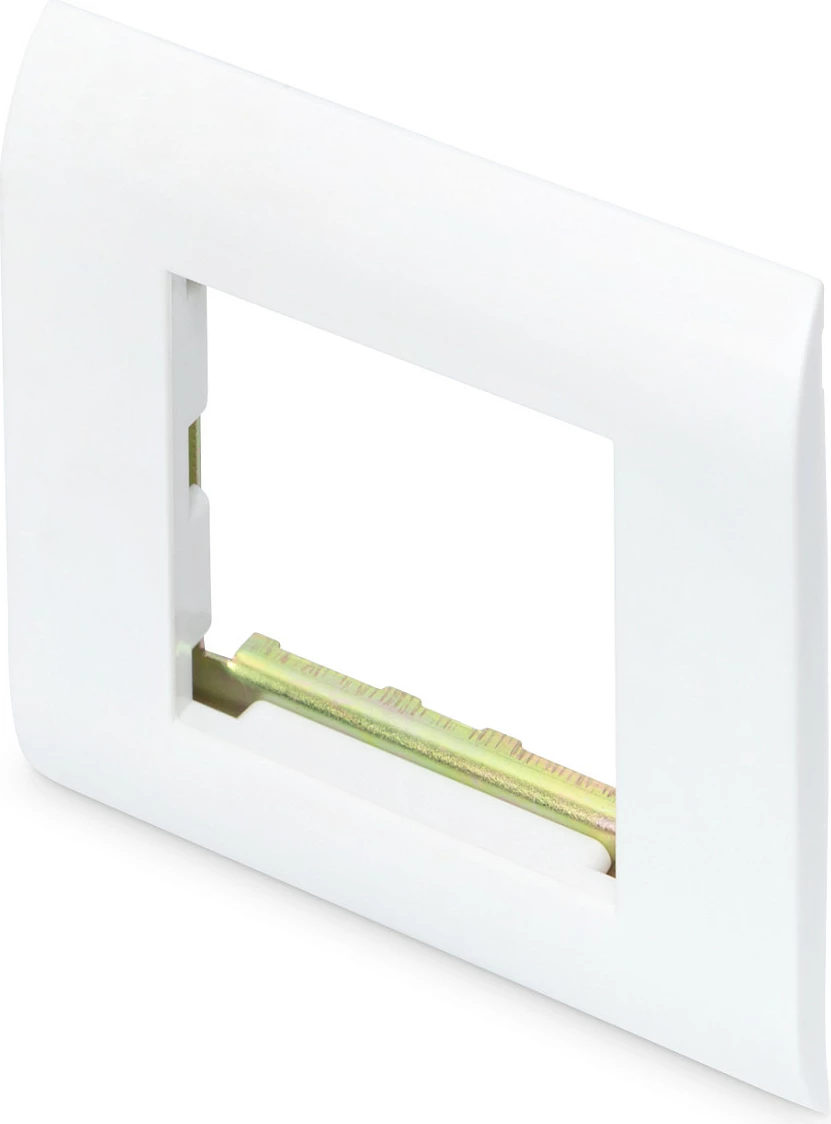 Kornizë muri Digitus 80x80mm RAL 9003 për RJ-45, e bardhë