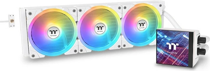 Kasë ftohëse uji Thermaltake MAGFloe 420 Ultra Snow Edition, 3x140mm, RGB, e bardhë