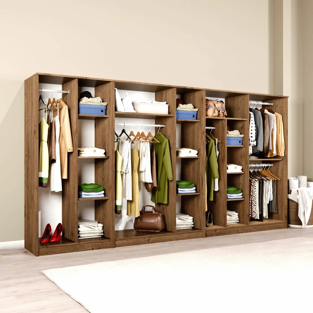 Dollap rrobash Skye Decor, ngjyrë Atlantic Pine, Kardelen 1600-124