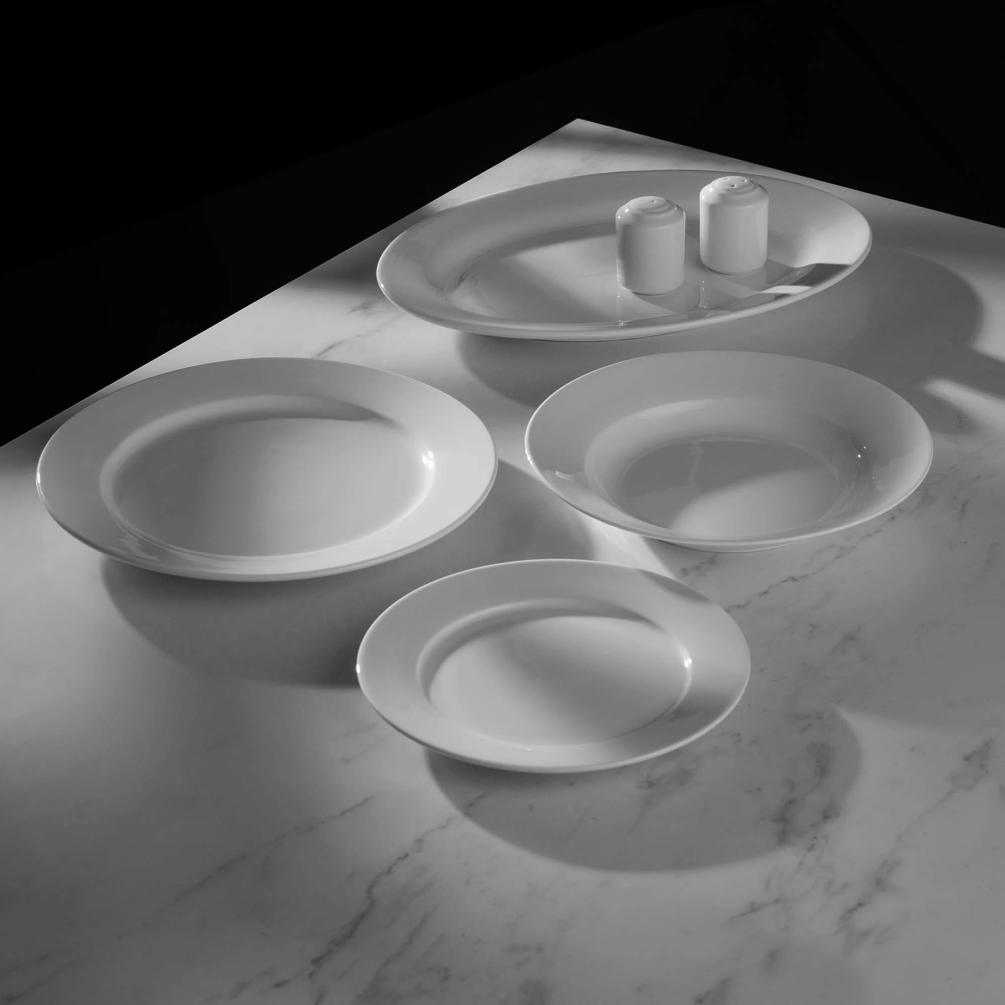 Tas bufeti Fine Dine Pure Crema, 900 ml, Ø210 mm, porcelan, krem, set 6 copë