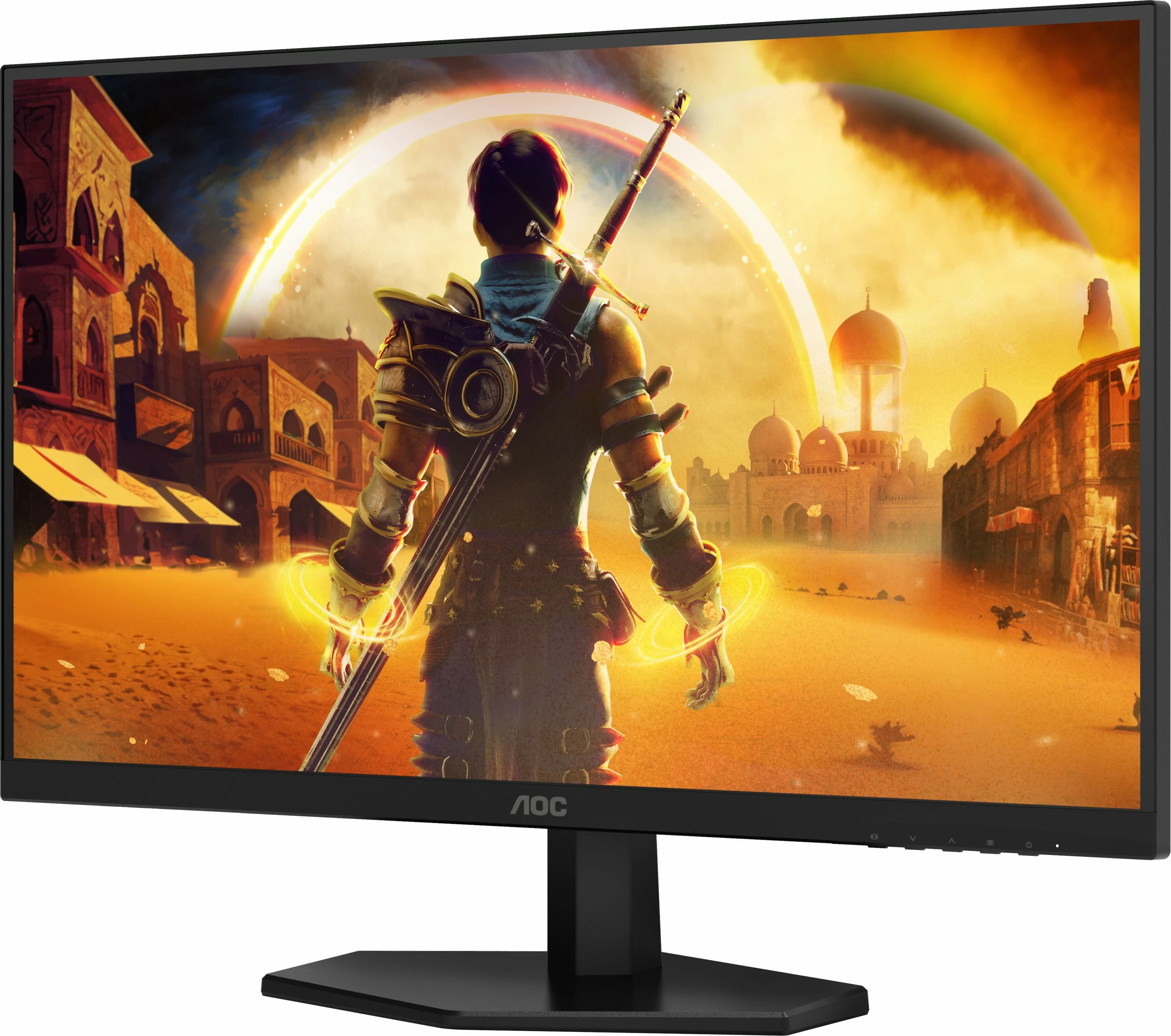 Monitor gaming AOC Q27G42ZE 27 inç, Fast IPS, QHD, 240Hz, zi/kuqe
