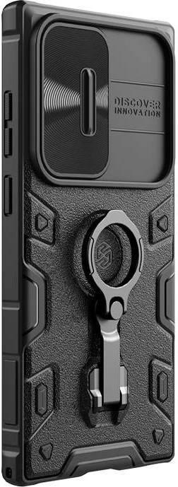 Mbështjellës Nillkin CamShield Armor Pro për Samsung Galaxy S23 Ultra, i zi