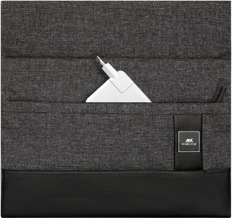 Mbështjellës RIVACASE Lantau 8802 për MacBook Pro 13.3", e zezë
