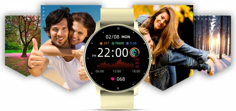 Smartwatch Giewont, ecru