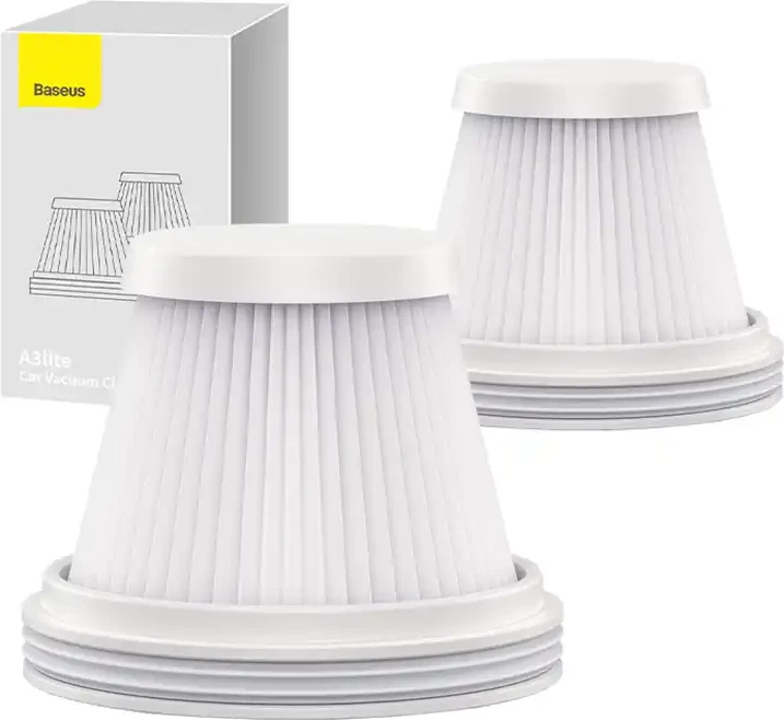 Filter HEPA për pastrues makine Baseus A3 Lite, 2 copë, Bardhë