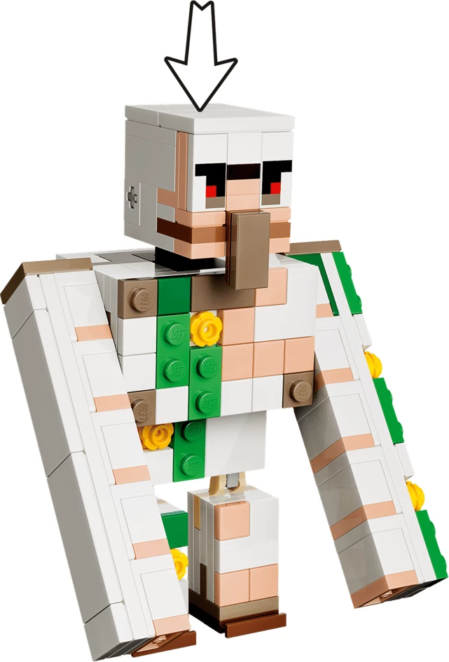 Set ndërtimi LEGO Minecraft Chicken Jockey Desert Attack 21592, 428 copë