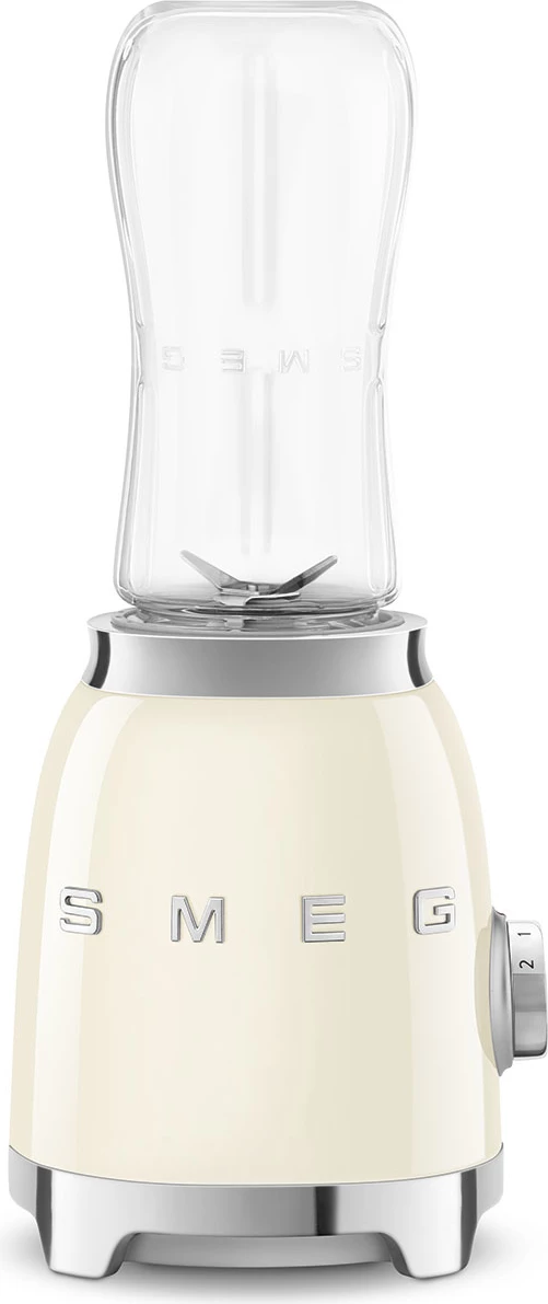 Blender personal Smeg 50'Style PBF01CREU 300W, 2 shpejtësi, 2x shishe 600ml, krem