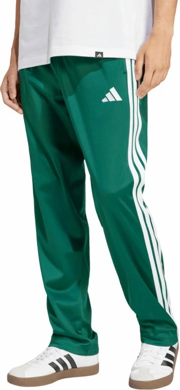 Pantallona sportive për meshkuj adidas 3-Stripes Tricot Regular-Fit JI8806, të gjelbra