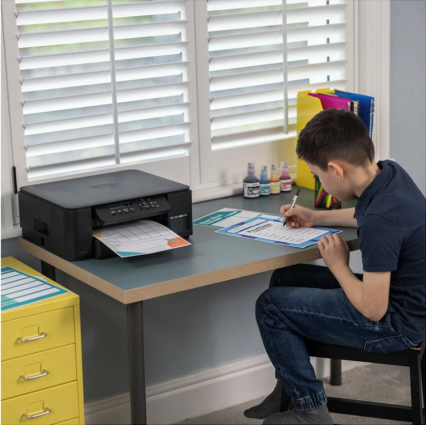 Shishe bojë për printer Brother BTD180BK, origjinale, 7500 faqe, për DCP-T580DW/T583DW/T780DW, e zezë