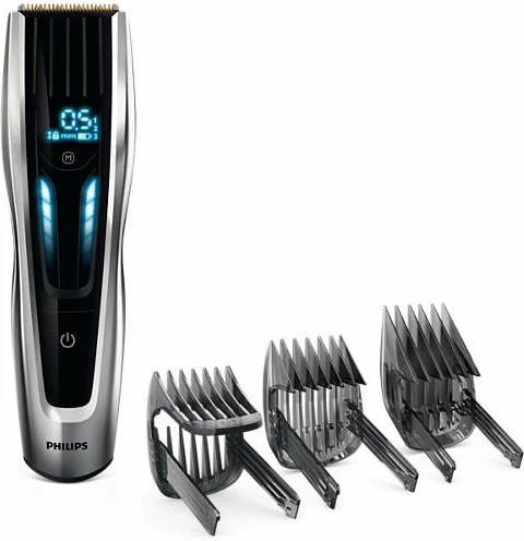 Makinë qethje Philips Series 9000 HC9450/15, 0.5-42 mm, 400 nivele, 120 min, e zezë, set me 3 krehra