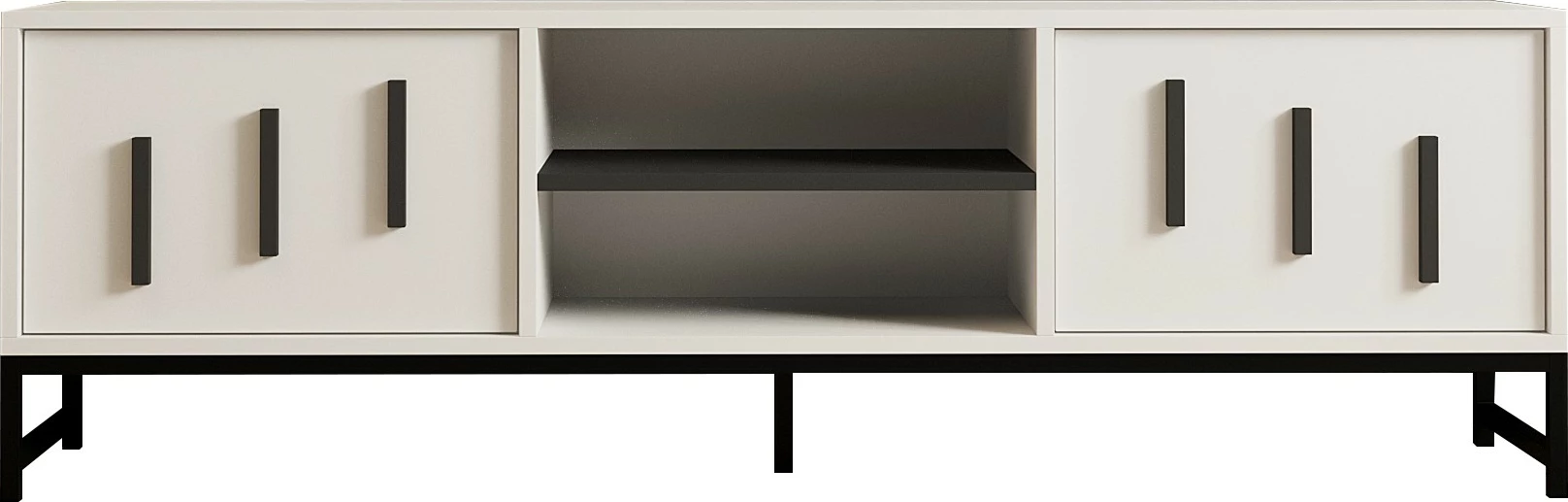 Komodë për TV Hanah Home, formë e bardhë