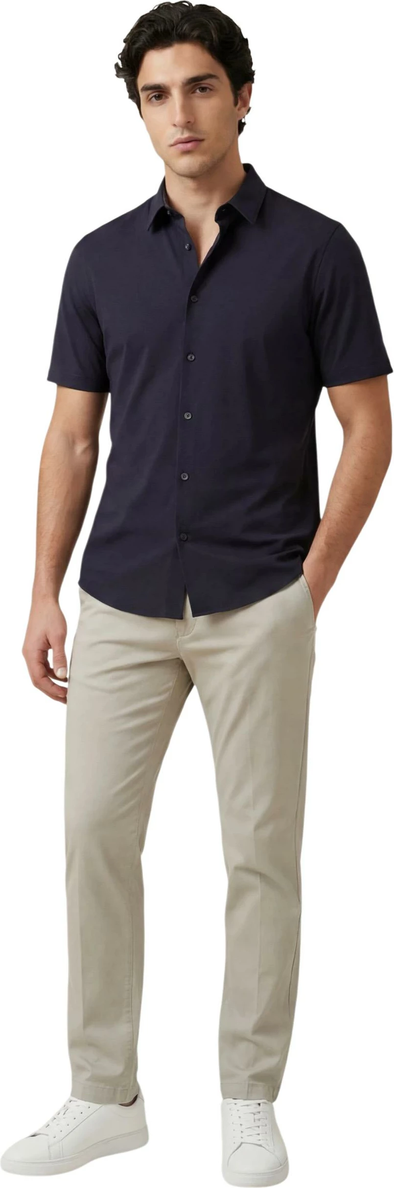 Këmishë për meshkuj Armani Exchange XM001566 AF19193, kaltër e errët [Madhësia: XL]