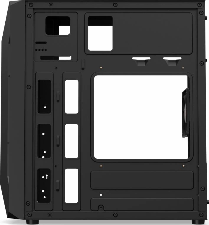 Kasë Krux Astro ARGB KRX0016, Micro-ATX/Mini-ITX, pa furnizues rryme, e zezë