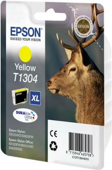 Patron bojë, Epson, T1304 XL, 10.1 ml, e verdhë