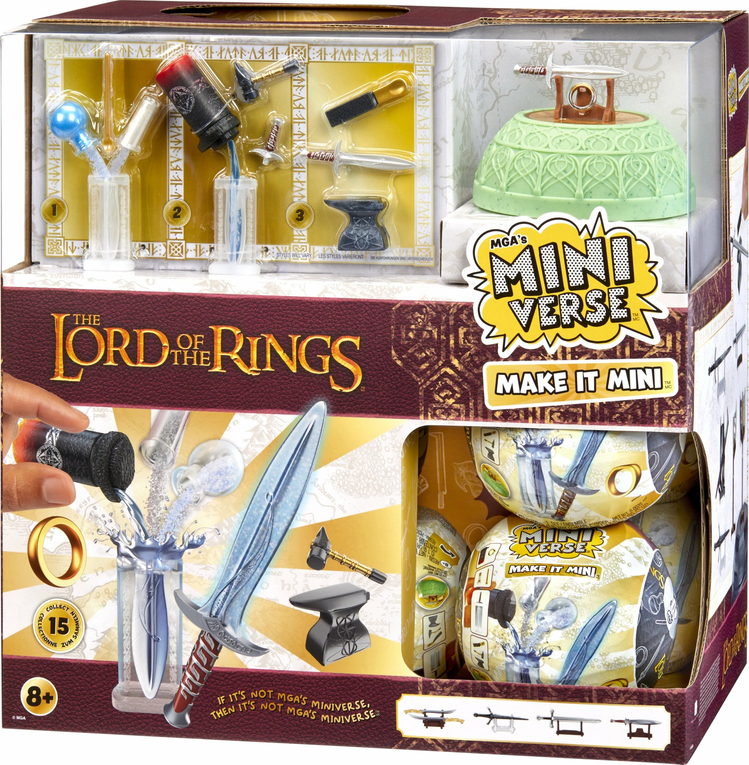 Set miniaturash kreative DIY MGA Miniverse Mini Lord of the Rings, surprizë ball