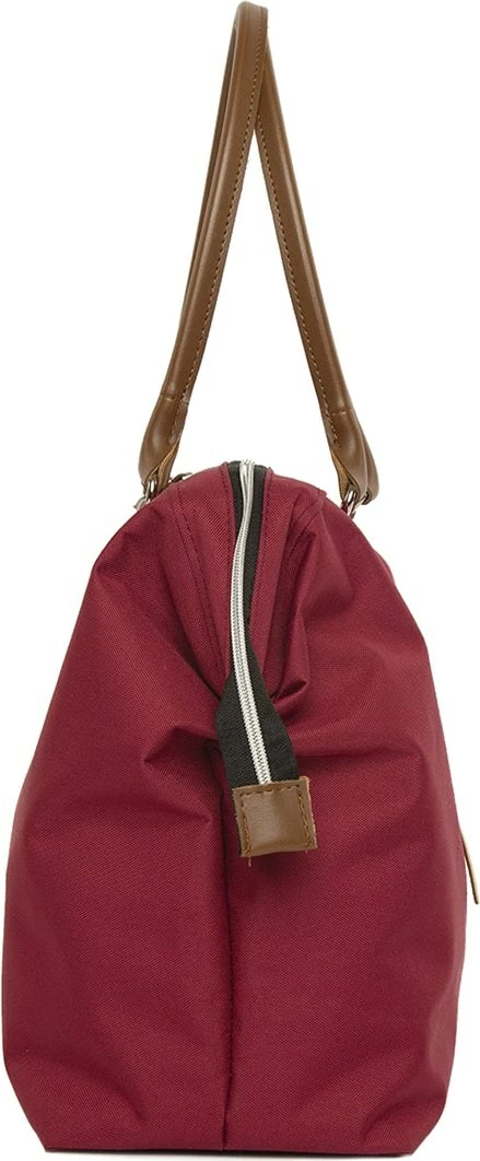 Çantë dore e madhe, ngjyrë e kuqe e errët, Zoozie Bags, 'Cocker Life'