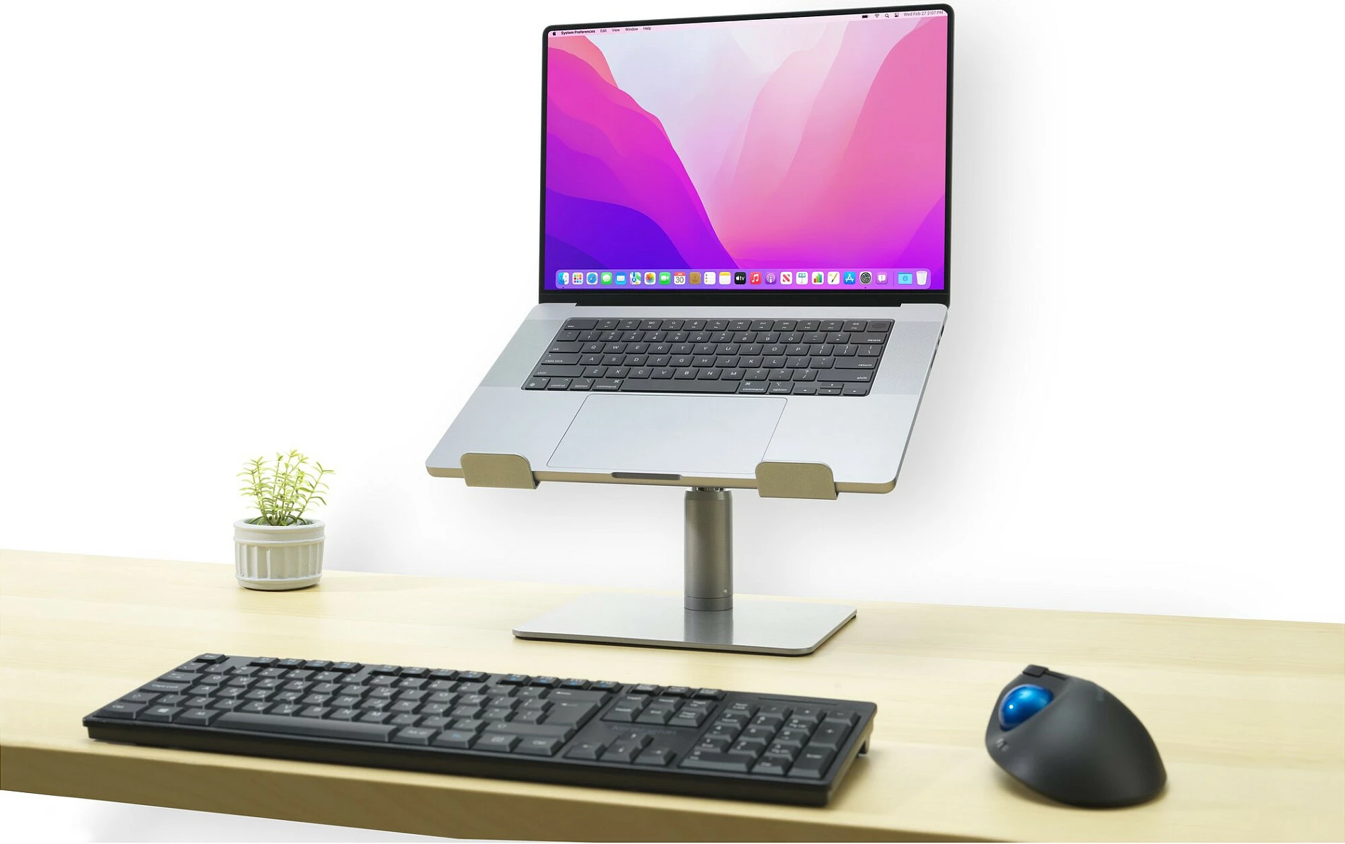 Mbajtës laptop Kensington Universal Tabletop, alumini, i rregullueshëm, 16 inç, argjend