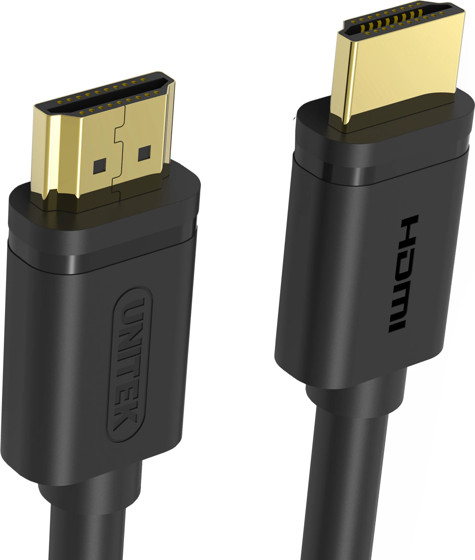 Kabllo HDMI Unitek Y-C136, HDMI 2.0 High Speed, 1m, 4K/30Hz, e zezë