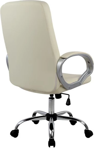 Karrige menaxheri për zyre, krem me bazë kromi, 64x55x120