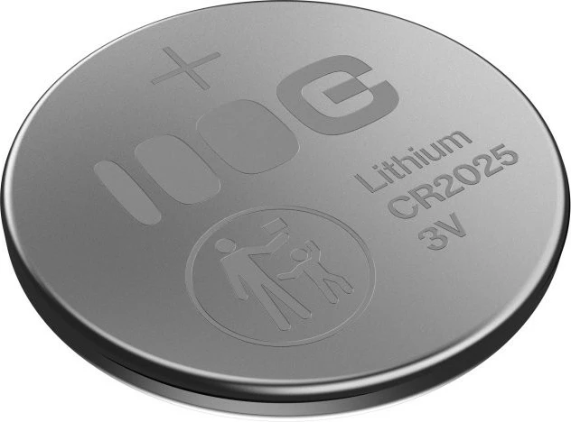 Bateri buton, Green Cell, CR2025, 3V 160mAh litium, set 5 copë