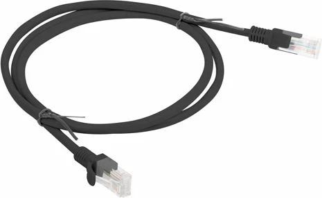 Kabllo rrjeti Lanberg PCU6-10CC-0200-BK Cat6 U/UTP 2 m e zezë