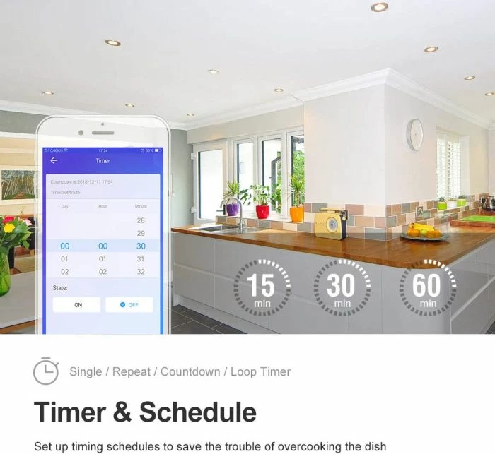 Switch smart Wi‑Fi SONOFF RFR2 10A/2200W, i bardhë