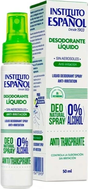 Mist antiperspirant për femra Instituto Espanol Anti-Irritation, 50ml
