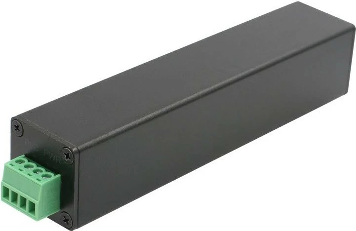 Konverter rrjeti ALLNET AF ALL-MC302v2P2WIRE-Set, PoE, me ngjyrë të zezë