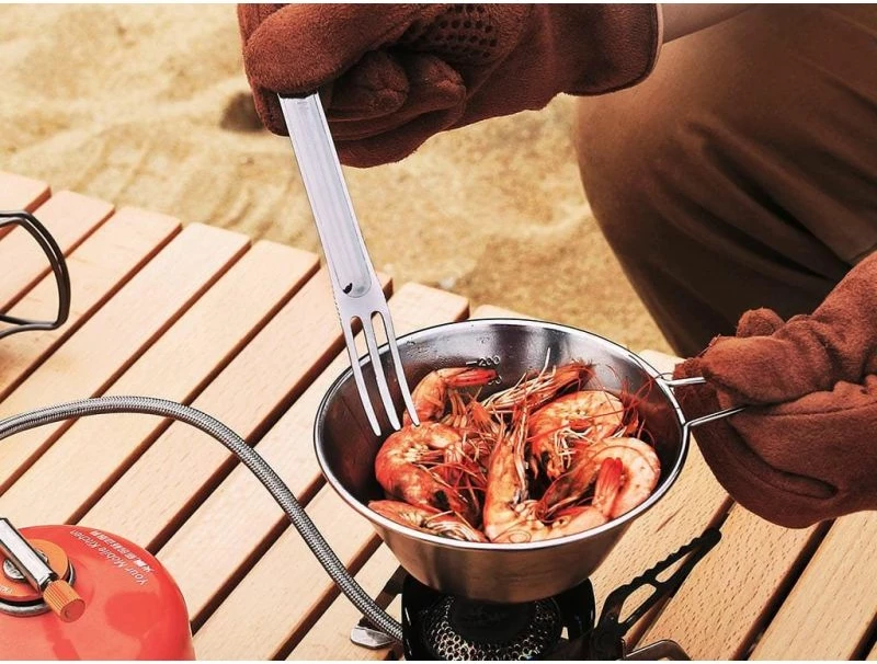 Set lugë e pirun NexTool për outdoor, inox