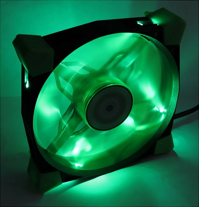 Ventilator për kasë Inter-Tech Nitrox N-120-GR, 120mm, i gjelbër