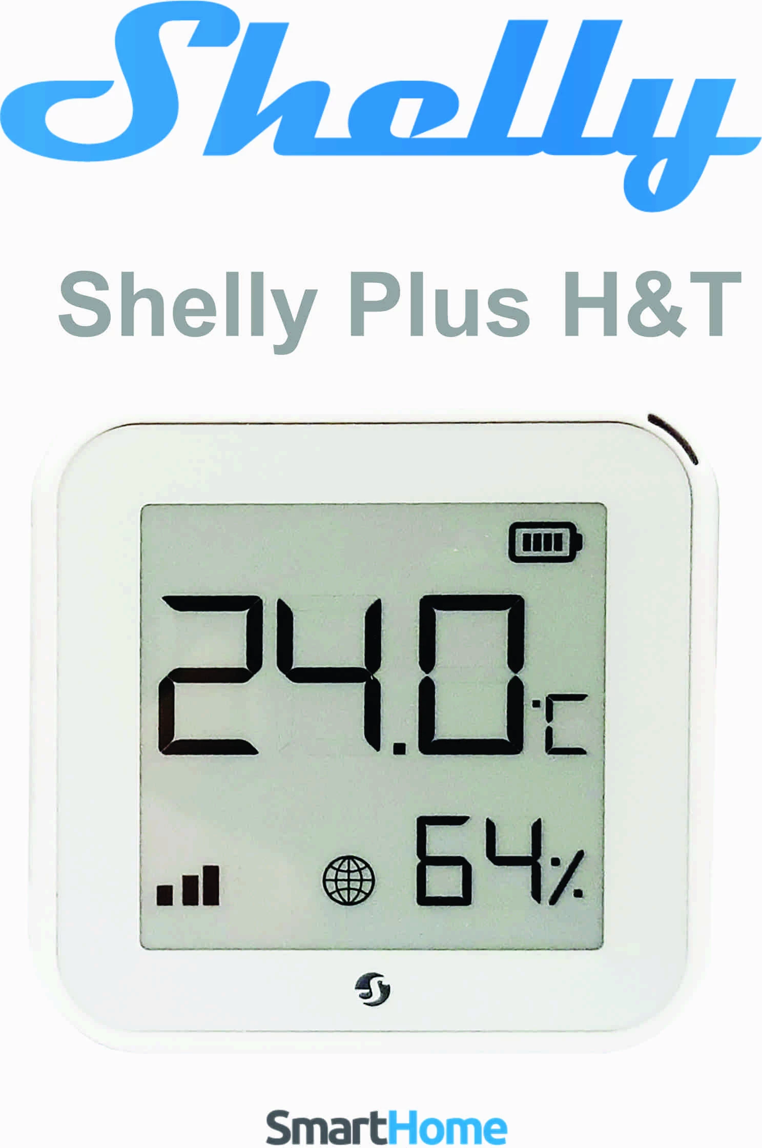 Detektor i lagështisë dhe temperaturës Shelly Plus