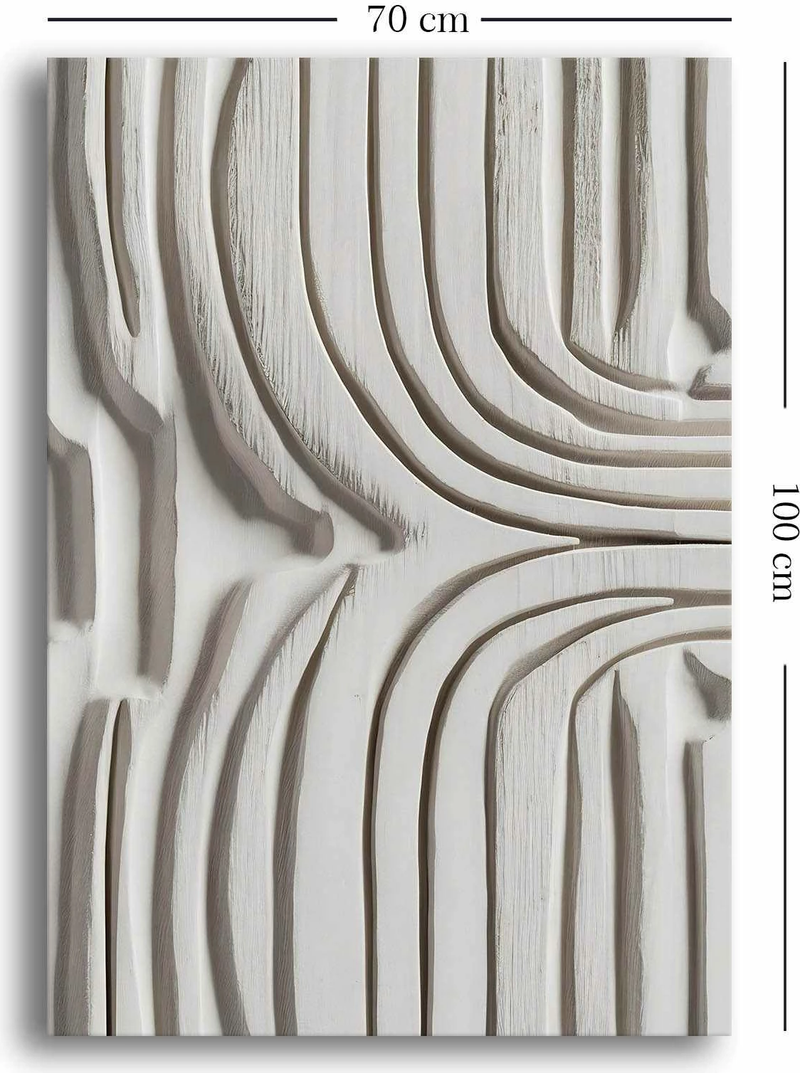 Pikturë dekorative në kanavacë, shumëngjyrëshe, Wallity, 70100Wabisabi-032, 70x100cm