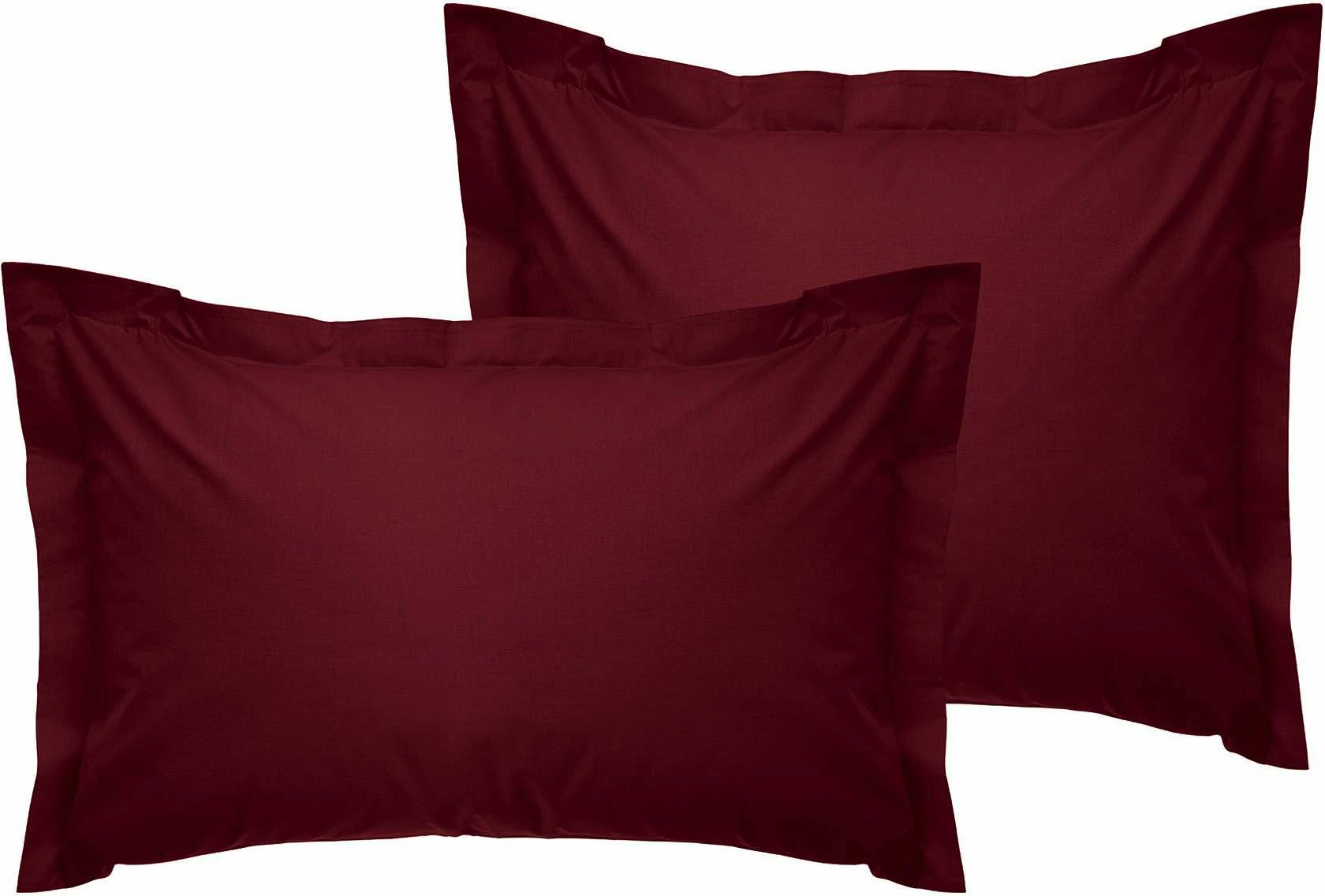 Set jastëkësh Oxford Satin (2 copë), ngjyrë maron, L'essentiel