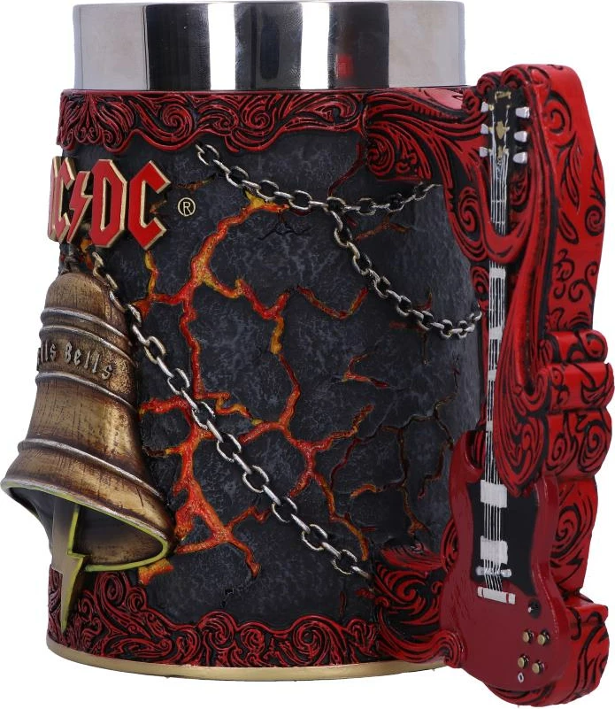 Filxhan Nemesis Now AC/DC Hells Bells 15.7 cm, e kuqe/e zezë
