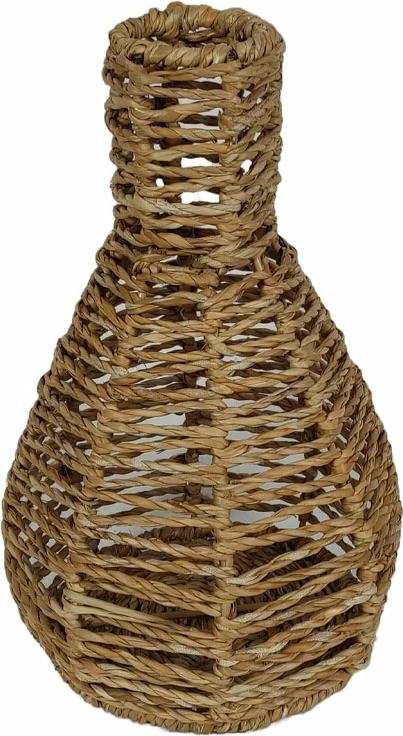 Vazo dekorative Almar, kashtë deti, hekur, 22x22x35cm