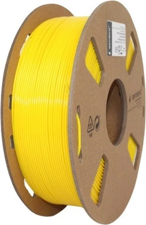 Filament 3D Gembird PETG, 1.75mm, 1kg, verdhë