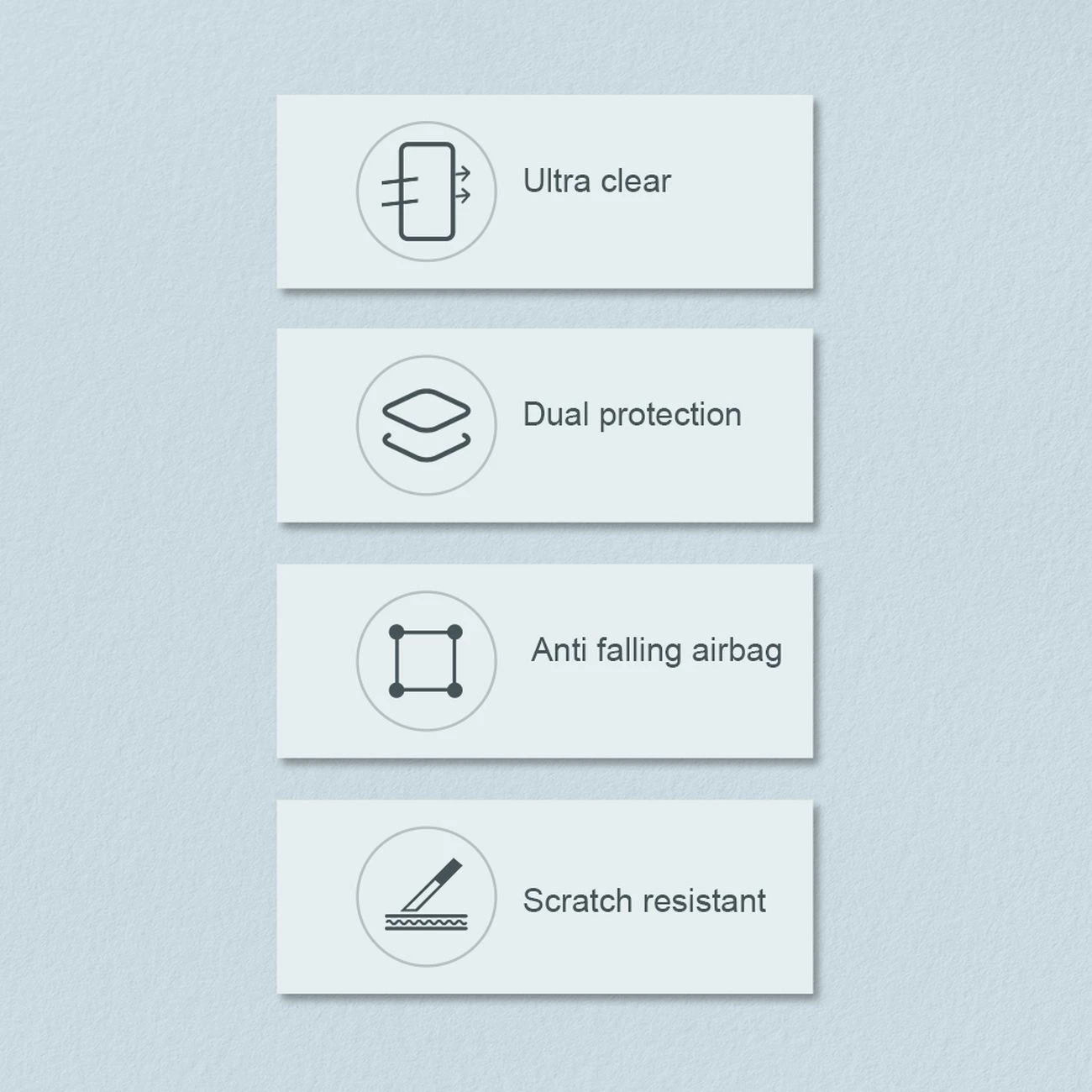 Mbështjellës Nillkin Nature Pro për iPhone 14 Pro Max, Transparent, i bardhë