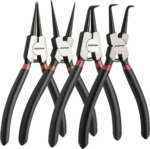 Pincë për unaza Seger Falon-Tech Bigstren 22159, set 4 copë, të zeza