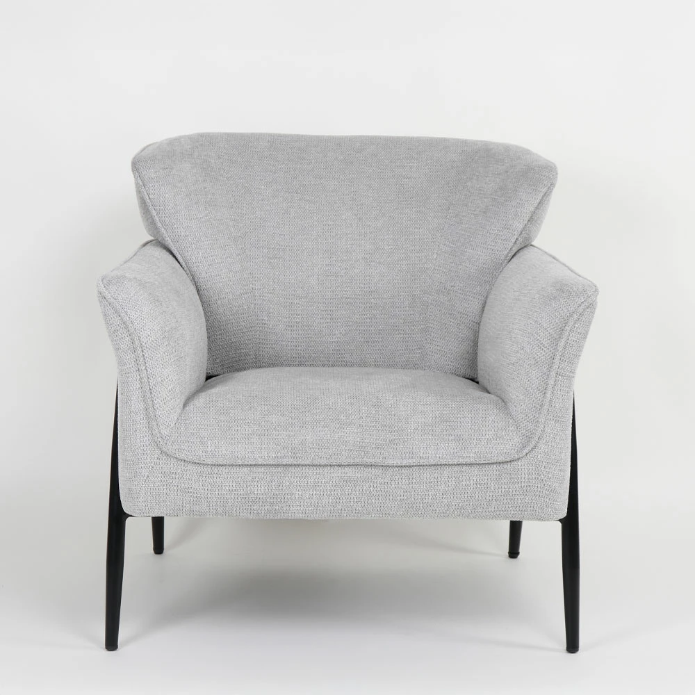 Fotel Lenon, ngjyrë gri, 83x83x85cm