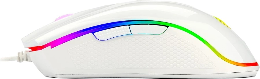 Maus gaming Redragon Cobra M711W, Wired, RGB, 10000 DPI, e bardhë