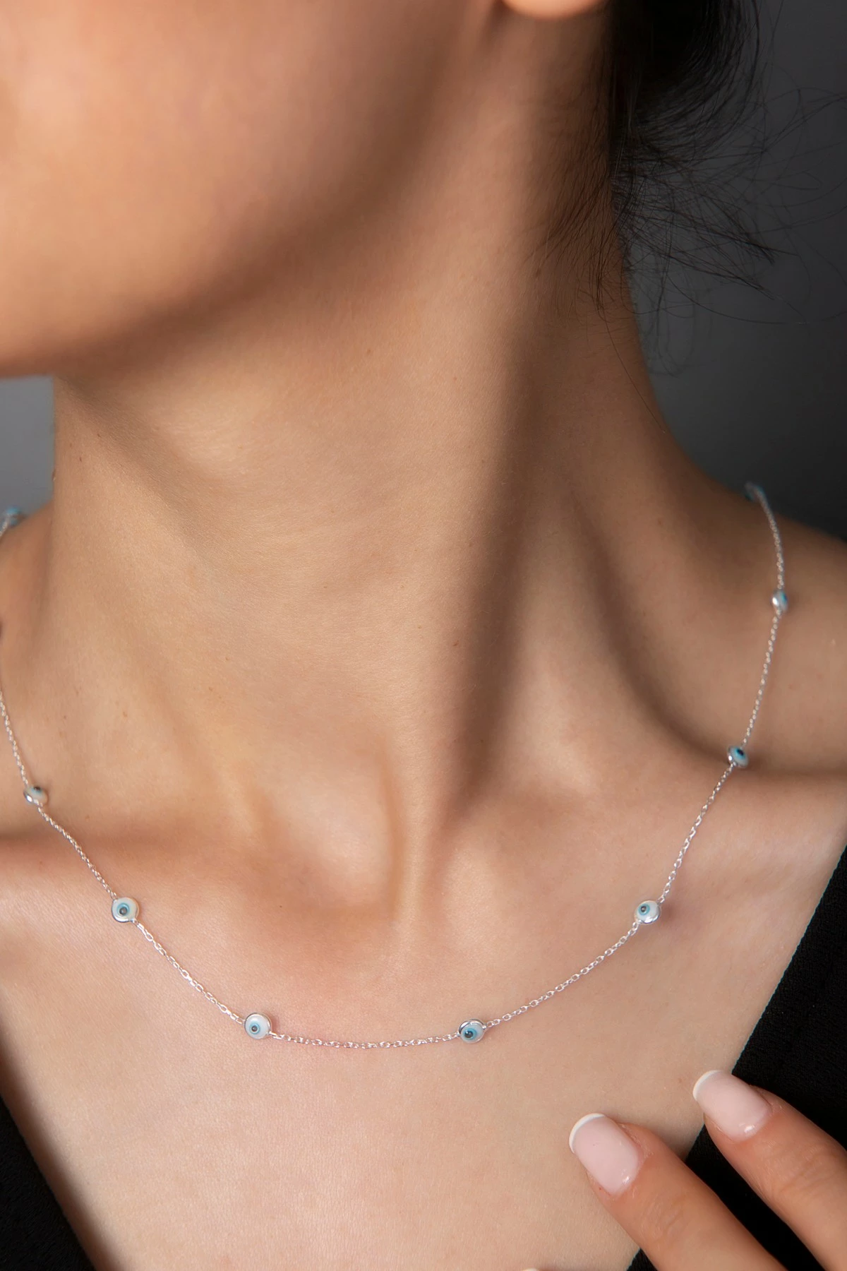 Qafore argjendi Elika Silver, TFNY65100BEYAZ