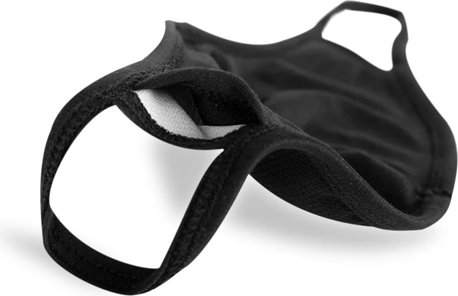Gorilla Wear Face Mask - Black [Madhësia: XS/S]